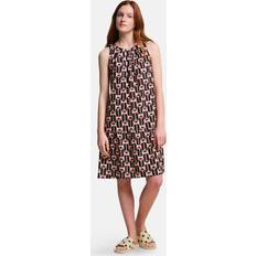 Regatta Women Dresses Regatta Orla Kiely Summer Sleeveless Dress Black Tall Flowers, Black/Pink