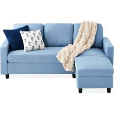 Best Choice Products Upholstered Sectional Sofa 78" 3 Seater