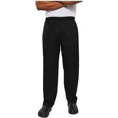 Unisex Work Pants Dennys AFD Best Value Chef Trouser DDC15 Black Colour: