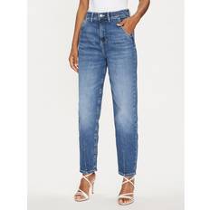 Guess Jeans Guess High Rise Relaxed Denim Pant Blue