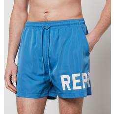 Represent Swimwear Represent Logo-Print Shell Swim Shorts Blue