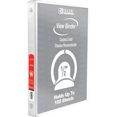 Bazic 1 2" 3-Ring View Binder