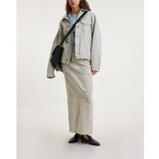 Acne Studios Kjolar Acne Studios Kjol Denim Distressed Grå/beige