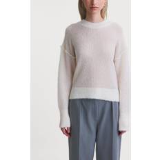Tröja Brushed Alpaca Knit Offwhite