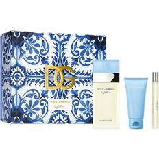 Dolce and gabbana light blue 100ml Dolce & Gabbana Light Blue Trio Gift Set EdT 100ml+ Body Cream 50ml + EdT 10ml