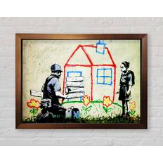 Rosalind Wheeler Wendy House Barricade Single Picture Prints Framed Art