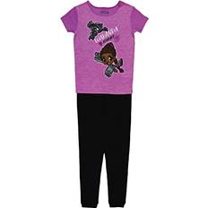 Marvel Pajamases Children's Clothing Marvel Unisex Kid's Regular 2-Piece Snug Fit Cotton Pajamas, Wakanda Forever