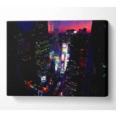 Latitude Run York City Pink Skies Above Print Framed Art
