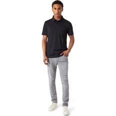 Polo Shirts DKNY Men's Golf Shirts Quick Short Sleeve Polo Shirts for Men Performance Polo Shirts with Pockets Black