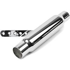 Exhaust Systems Craftride Endschalldämpfer kompatibel mit BMW R 65 45 Cafe Racer Vintage chrom schwarz-schwarz
