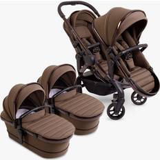 ICandy Adjustable Footrest Pushchairs iCandy Peach 7 Twin Pram