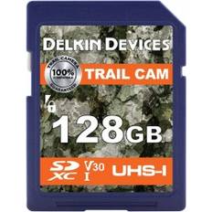128 GB - SDXC Hukommelseskort & USB Stik Delkin SDXC Trail Cam R100 W75 128GB