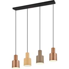 Beige Deckenleuchten Trio Lighting agudo Pendelleuchte