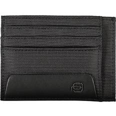 Genbrugsmaterialer Kortholdere Piquadro Sleek Recycled Material Card Holder - Black