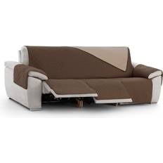 Polyester Loose Sofa Covers Eysa Eysa NORUEGA Loose Sofa Cover Brown