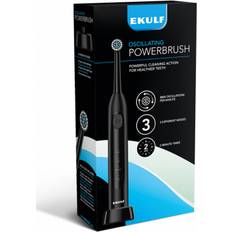 Elektriske tandbørster & Mundskyllere Ekulf PowerBrush Sort El Tandbørste