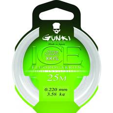 Gunki Fiskelinor Gunki Ice Fluorocarbon tafsmaterial 30.34 kg clear 0.728 mm x 20