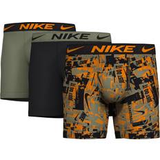 Nike Microfiber Men's Underwear Nike Men's Dri-FIT Essential 3-pack Microfiber 4-Inch Boxer Trunks as1, alpha, xx_l, regular, regular, Graffiti Print