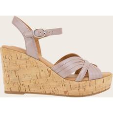 Rosa Sandalias de tacón Gentle Souls Nomi Wedge Heel Platform Sandals - Women's