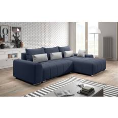 FURNIX Loreta Blue Sofa 260cm 2Stk. 5-Sitzer