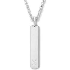 Jaxxon Men Necklaces Jaxxon Skyline Pendant Necklace 925 Sterling Silver Chain Necklace for Men Silver, Chain