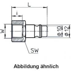 Plomberie ewo 308-158 Raccord rapide Acier