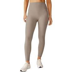 Natural - Women Tights Beyond Yoga Spacedye Out of Pocket Midi Legging Women's Birch Heather