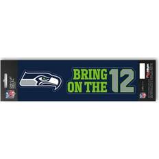 Fanmats NFL Seattle Seahawks Team Slogan Decal