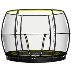 8ft trampoline with enclosure Rebo 8ft Inground Base Jump Trampoline with Halo ll Enclosure