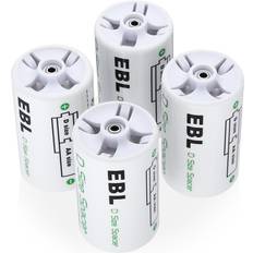 AA to D Battery Converters, Pack of 4 AA to D Battery Adapters, Battery Spacer for AA Batteries