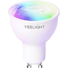Yeelight Yeelight gu10 smart ledet-pære w1 flerfarget lampe rgb dimbar smart app-kontroll til google assistent alexa smartthings 4.5w 220v