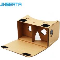 JINSERTA lunettes de réalité virtuelle 3D VR, en carton, magnétique, pour visualiser des films 3D pour téléphone, 3.5-6.0 pouces, DIY, Google