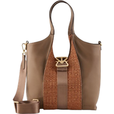 Bogner Zuoz Rafia Lottie Tote Bag - Brown