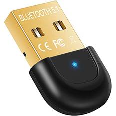 Bluetooth Adapters Jojomino Bluetooth 5.1 USB Adapter USB2.0 Bluetooth Adapter Bluetooth Receiver Transmitter for Laptop PC