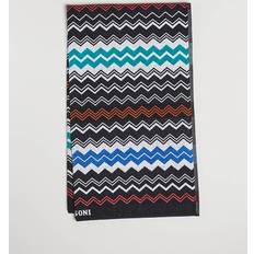 Bomullsfrotté - Svarta Badlakan Missoni Home Neoclassic Beach Badlakan Multifärgad, Svart