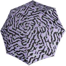 Knirps Umbrellas Knirps t.200 medium duomatic hunting regenschirm lavender schwarz flieder neu Mehrfarbig 6 cm