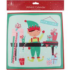 Advent Calendars Tallon papier weihnachten adventskalender 24 windows 2961 elf design