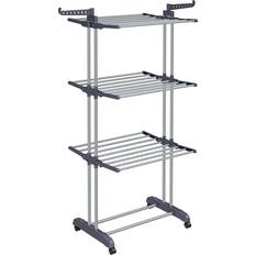 Songmics 4-Tier Large Foldable Clothes Airer