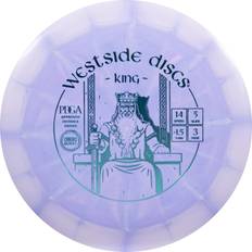 Disc Golf Westside Discs Origio Burst King Golf Driver Maximum Frisbee Golf Driver Easy for Beginners 170g Plus Stamp Color and Burst Pattern Will Vary Purple