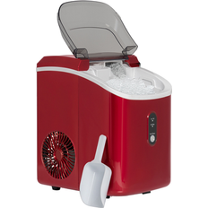 Ice Makers Deco Chef 33LB Nugget Ice Maker 1-Press Auto Operation Refurbished Red