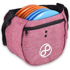 Disc Golf Infinite Discs Infinite Discs Easy Bag Disc Golf Starter Bag, Storage for 10 Discs Red