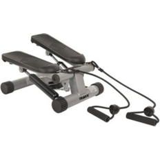 Trakk Fitness Mini Stepper Stair Stepper Exercise Equipment w/ Resistance Bands Black