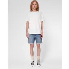 Herr - W27 Shorts Nudie Jeans Josh Denim Shorts Blue Haze Men's Organic Shorts Sustainable Clothing