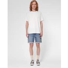 Herre - W27 Shorts Nudie Jeans Josh Denim Shorts Blue Haze