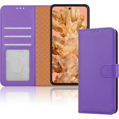 Google Pixel 8 Wallet Cases iCatchy Lilac Google Pixel 8 Case, RFID Blocking Phone Cover Not Specified