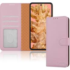 Google Pixel 8 Mobile Phone Covers iCatchy Rose Gold Google Pixel 8 Case, RFID Blocking Phone Cover Not Specified