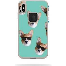 MightySkins LIFIPXSM-Cool Corgi Decal Wrap for LifeProof Fre iPhone XS Max Case Sticker Cool Corgi