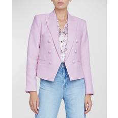 Purple - Women Blazers L'agence Brooke Open-Front Blazer