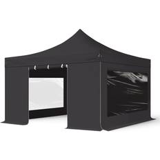 Toolport Paviljonger Toolport Snabbtält Professional Aluminium 4x4 m Svart