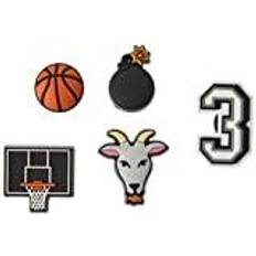 Skoberlocker Crocs Jibbitz Basketball Star Charms (5-Pack) One size